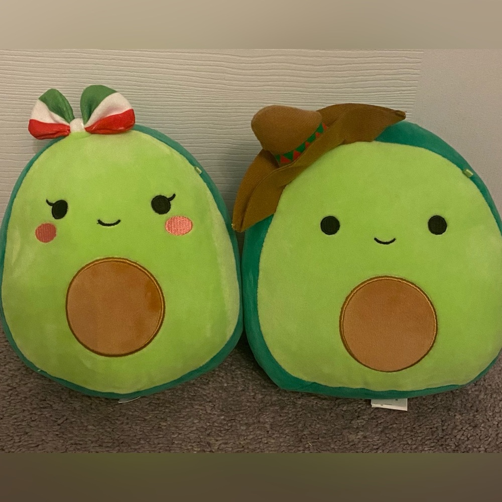 SOLD!! Mexican Avocado Squishmallow Bundle